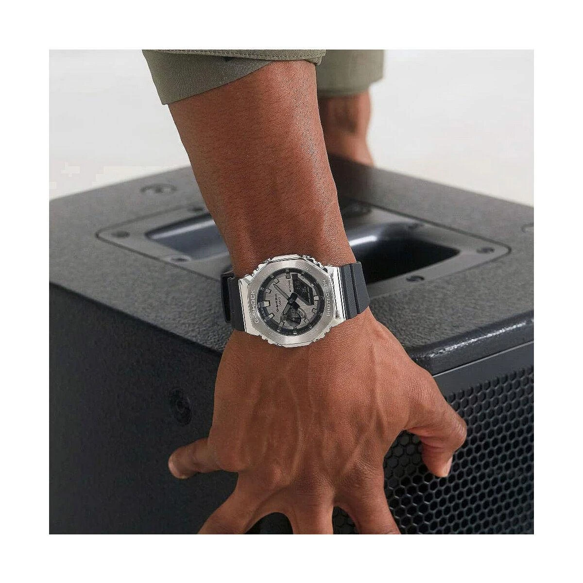Laikrodis Casio G-SHOCK ORIGIN GM-2100-1AER METALU Dengtas