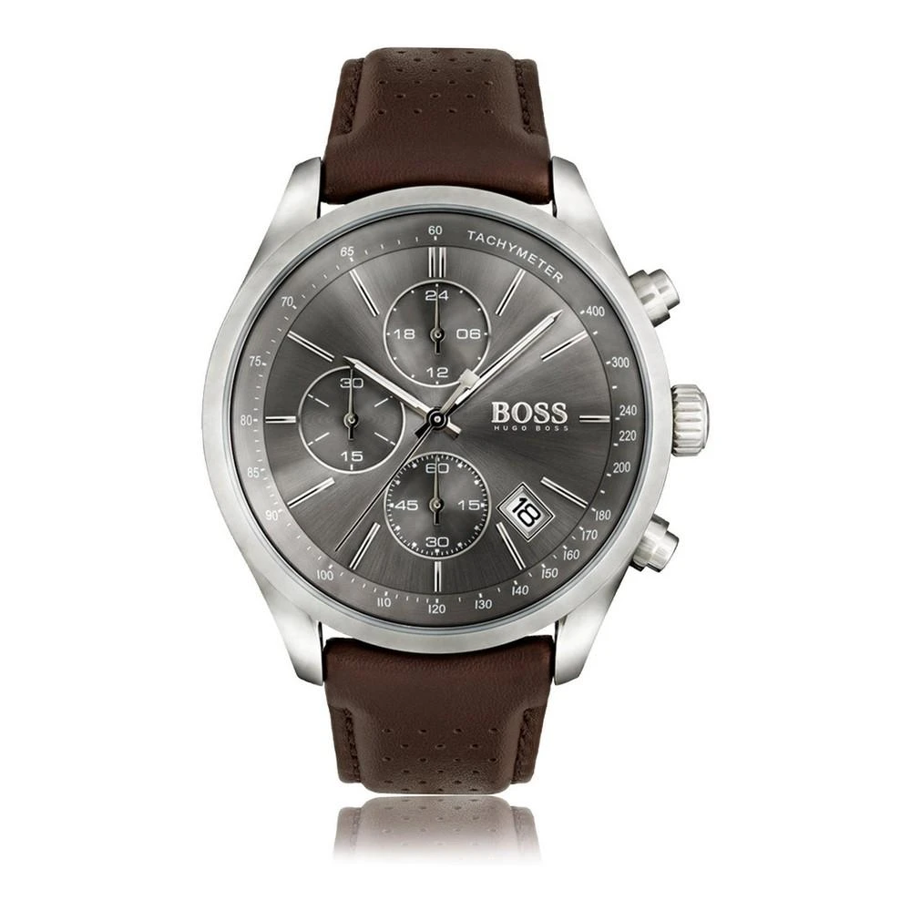 Vyriškas laikrodis HUGO BOSS 1513476 - GRAND PRIX (zh003c) + BOX