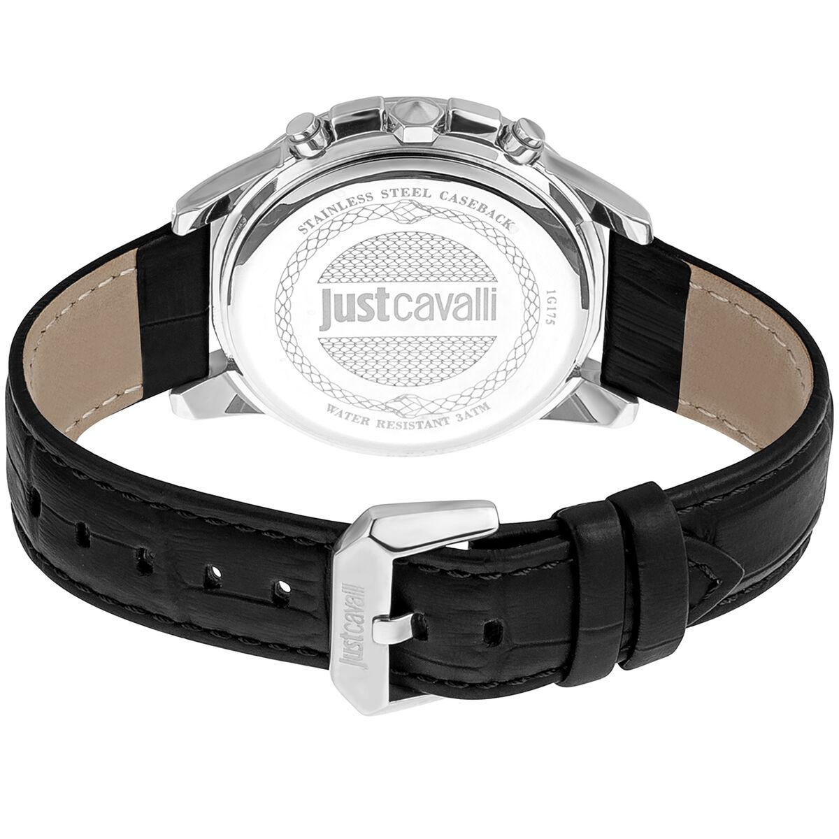 JustCavalli Laikrodis JUST CAVALLI JC1G175L0215. Kwarcowy, Kolor pilka. Mężczyzna.