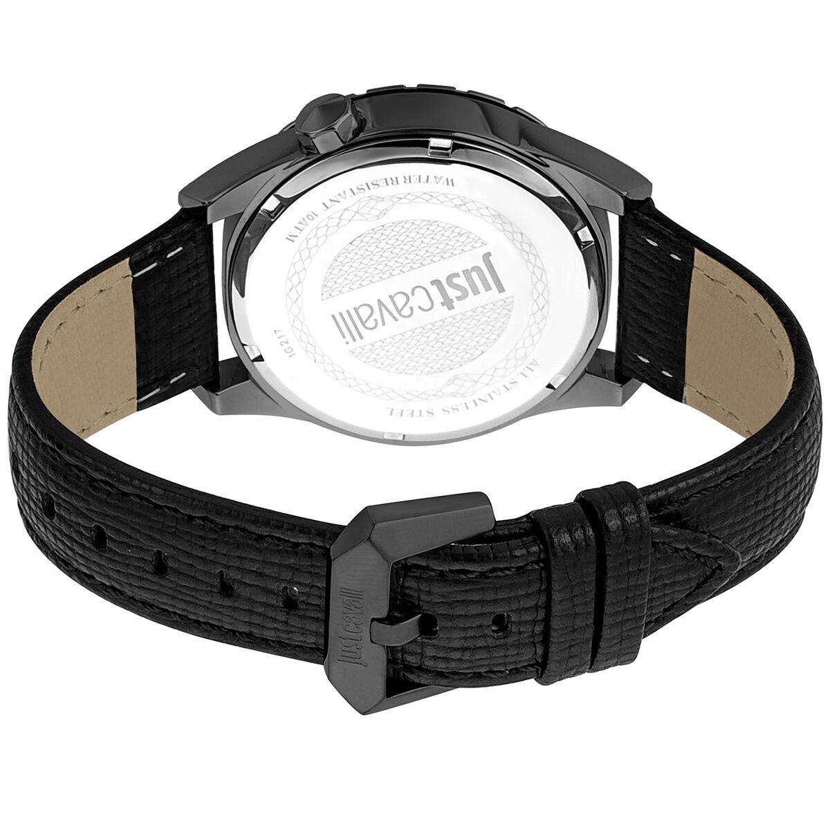 JustCavalli Laikrodis JUST CAVALLI JC1G217L0045. Kwarcowy, Kolor juoda. Mężczyzna.