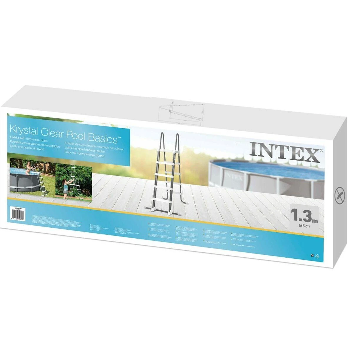 Intex Apsauginės baseino kopetėlės, 5 laipteliai, 132cm