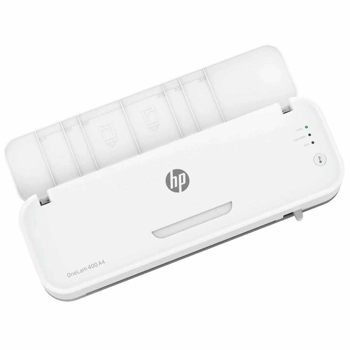 Hewlett Packard (HP) Laminatorius - HP ONELAM 400 A4 Karštas/Šaltas 400 mm/min su Pjovikliu ir Maišeliais