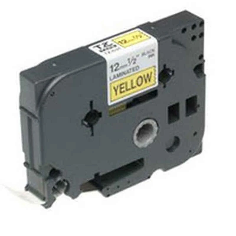Brother | TZe-631 Laminated Tape | Juodas on Geltona | TZe | 8 m | 1.2 cm