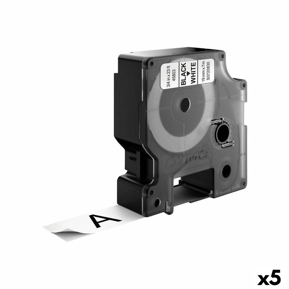 Dymo taśma S0720830 (juodas on baltas) typ D1