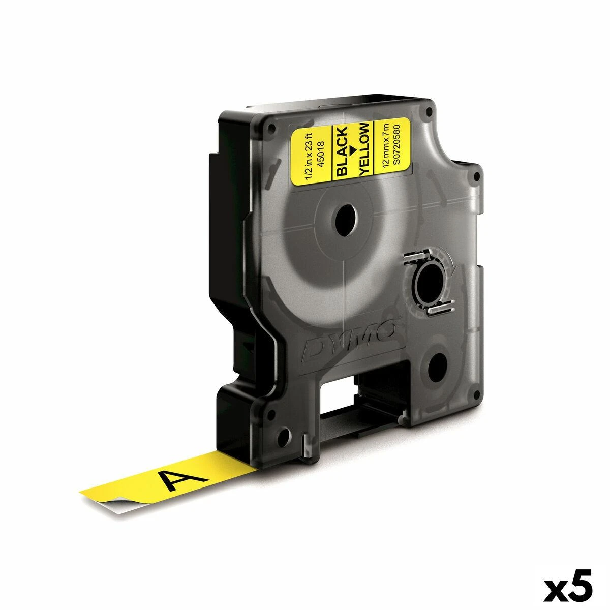Dymo taśma S0720580 (juodas on yellow) typ D1