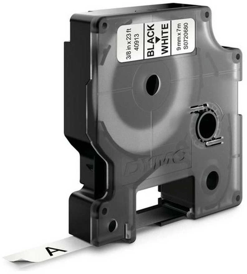 Juostelė DYMO D1 9mm x 7m, juoda ant balto / S0720680 40913