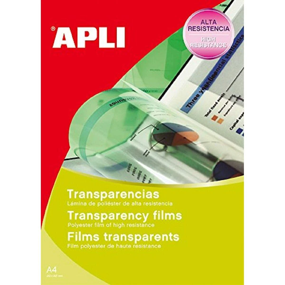 Apli FOIL A4 PLANUI 210X297MM / KSERO / 100PCS AP859