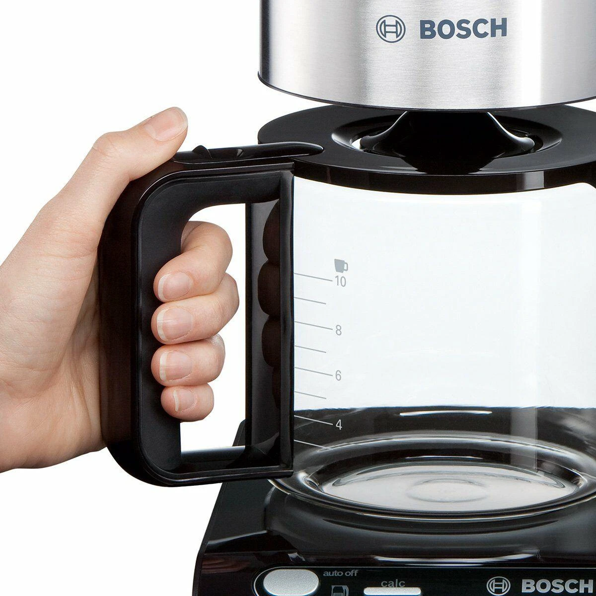 Kavos aparatas Bosch | TKA8633 | Lašėjimo | 1160 W | Nerūdijantis plienas/Juodas