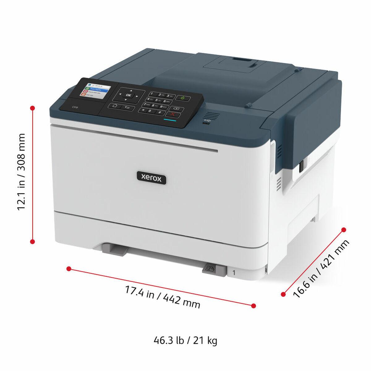 Spausdintuvas Xerox C310 A4 color 33ppm. Duplex, network, wifi, USB, 250 sheet paper tray