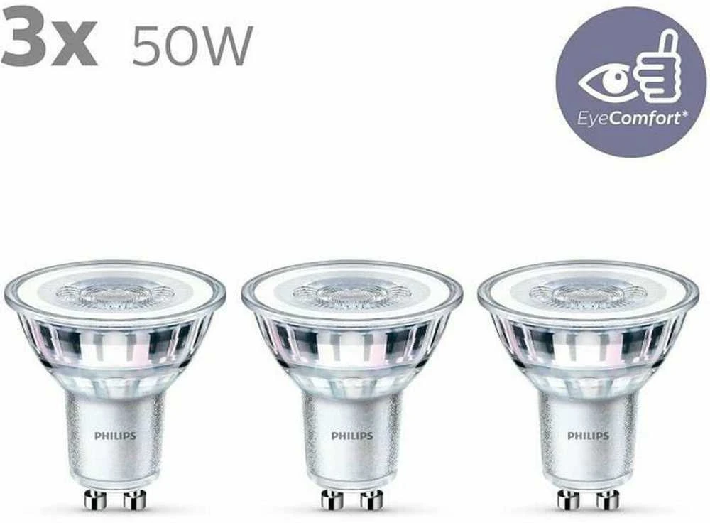 Philips LED Spot GU10 3 pakuotės 4,6W (50W) 2700K 355lm