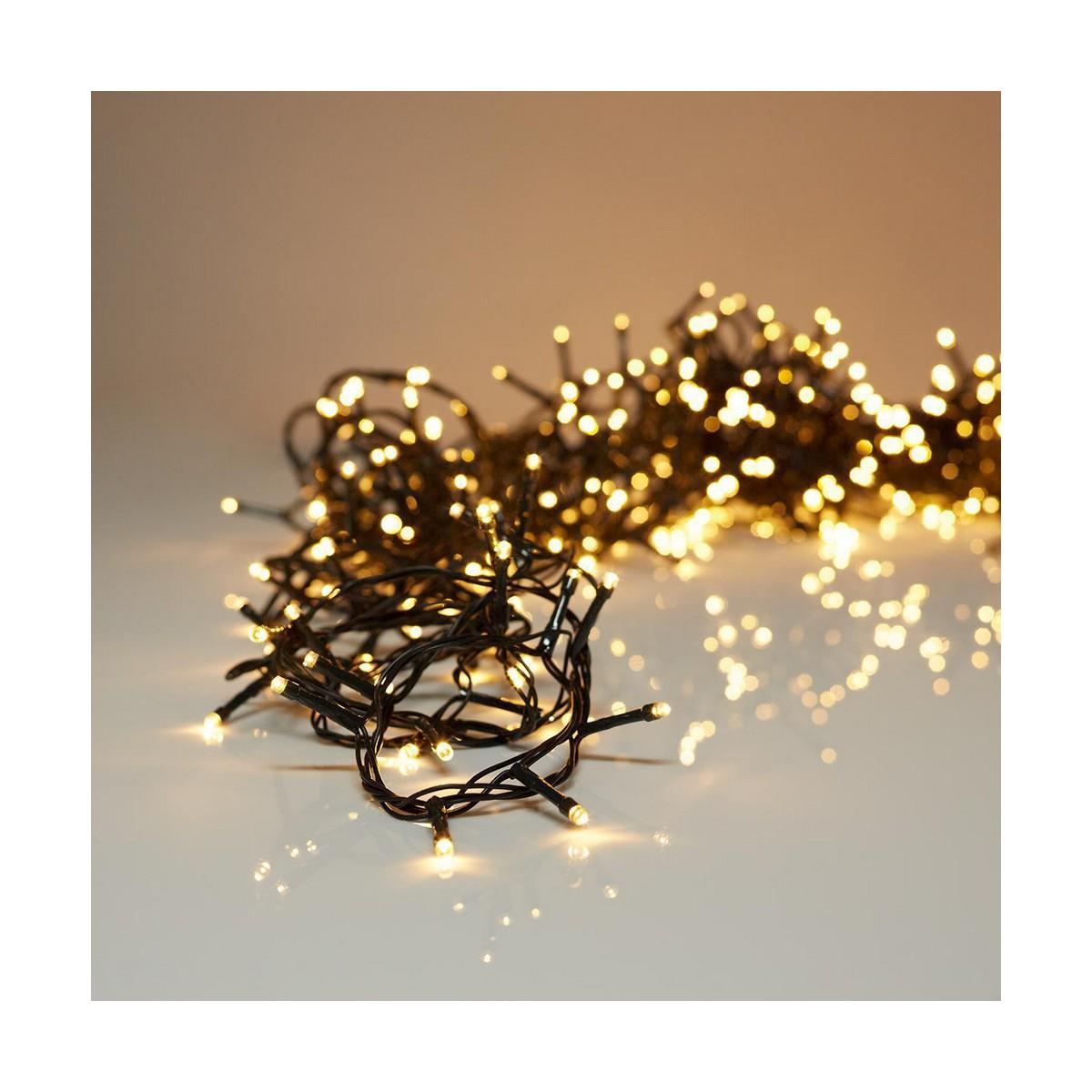 Bigbuy Christmas KALĖDINĖS EGLUTĖS GIRLIANDA 240 LED ŠILTAI BALTA