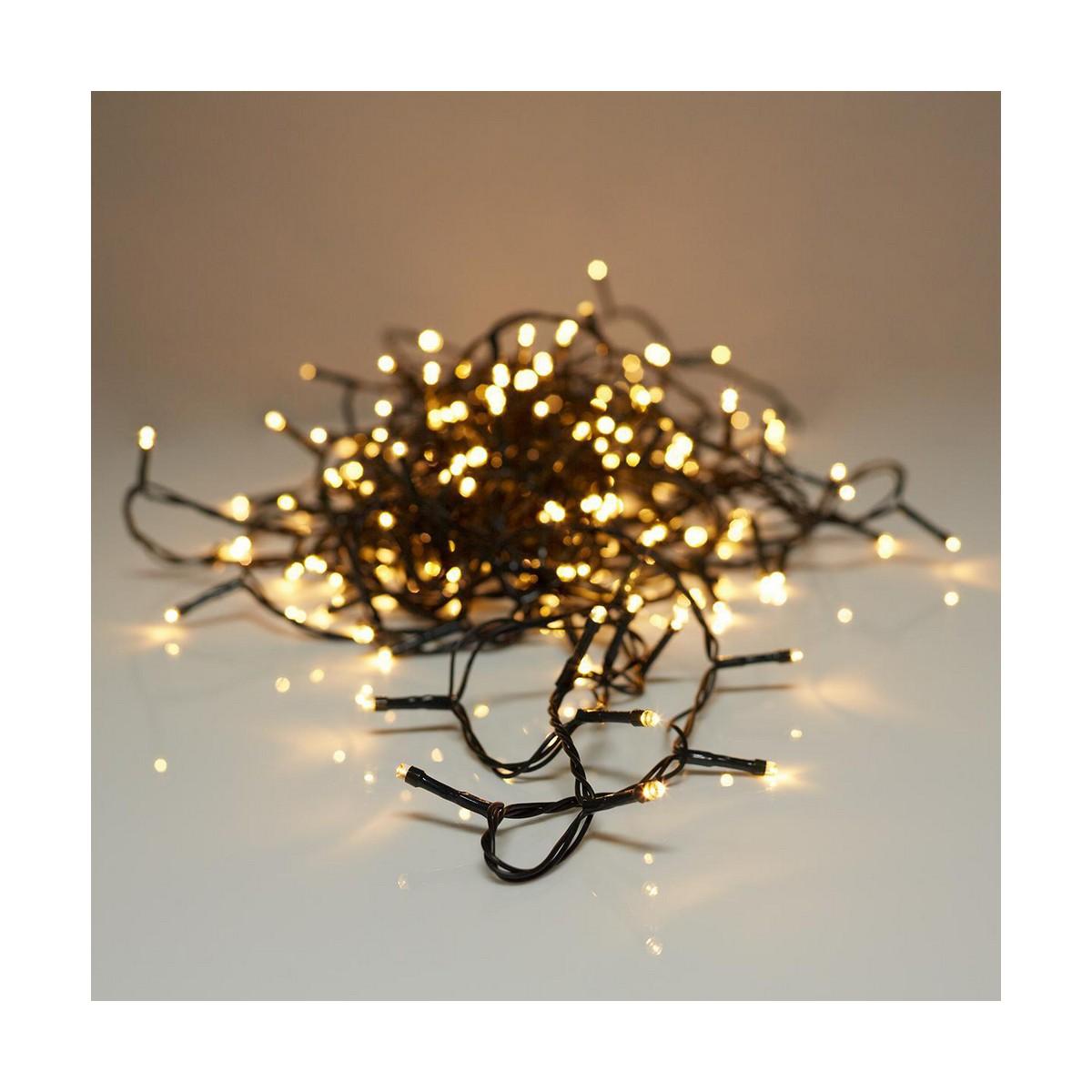 Bigbuy Christmas KALĖDINĖS EGLUTĖS GIRLIANDA 240 LED ŠILTAI BALTA