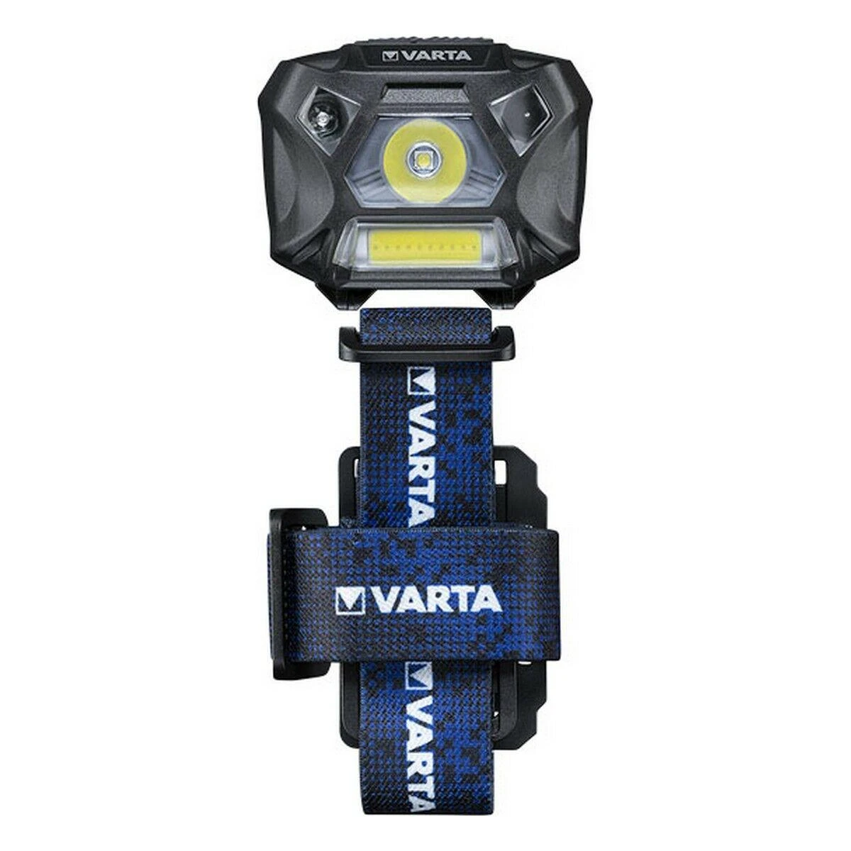 Varta WORK FLEX MOTION SENSOR H20 Ant galvos tvirtinamas žibintuvėlis Juoda, Mėlyna LED