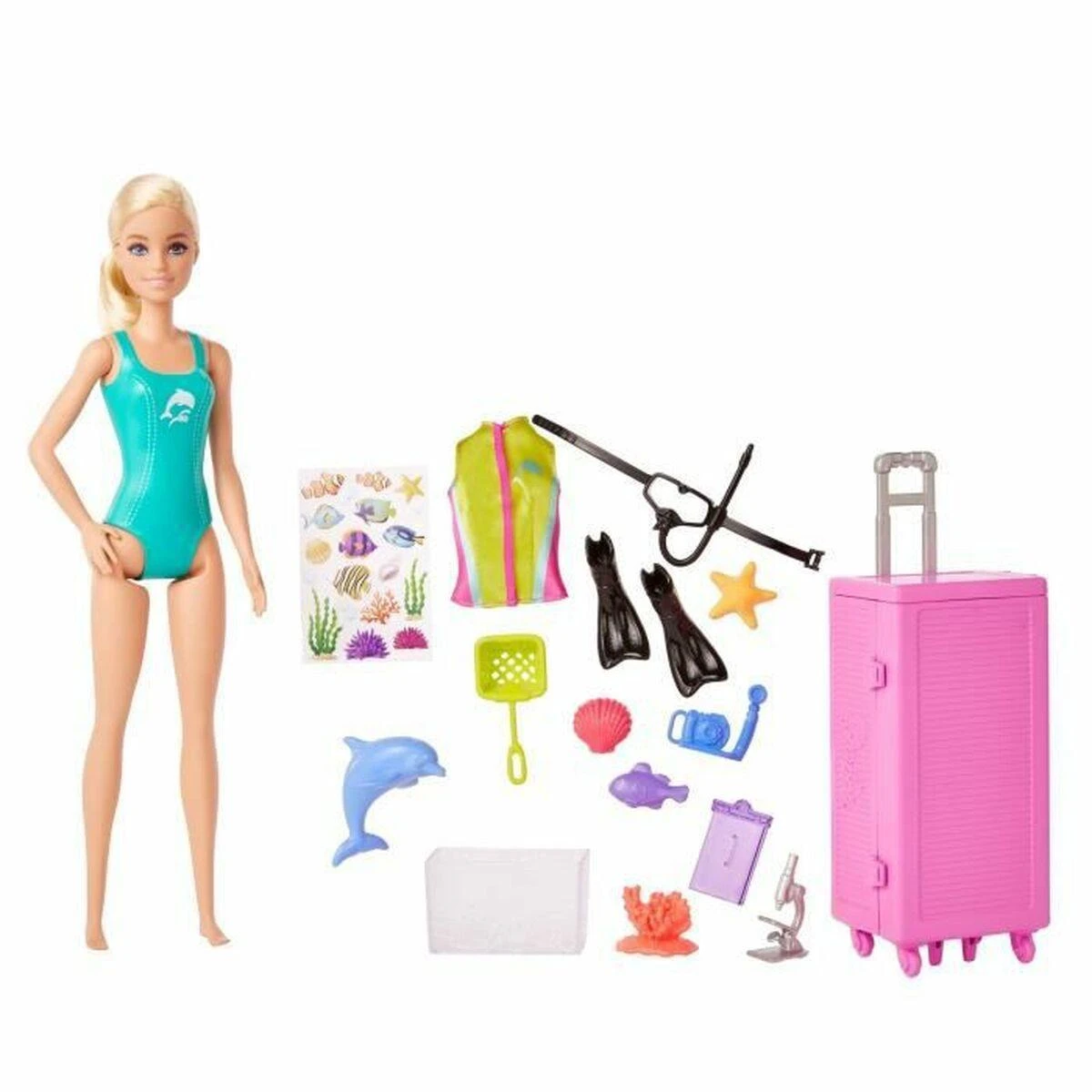Lėlė Barbie Careers Skirtas šviesiems plaukams doll Marine Biologist HMH26 Mattel