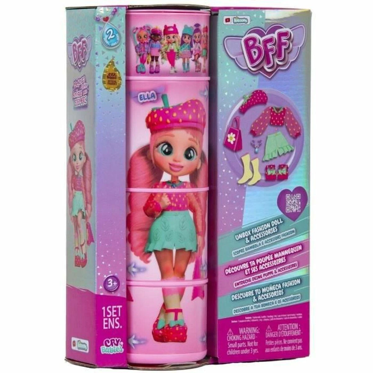 Lėlė su priedais Tm Toys Cry Babies BFF Ella