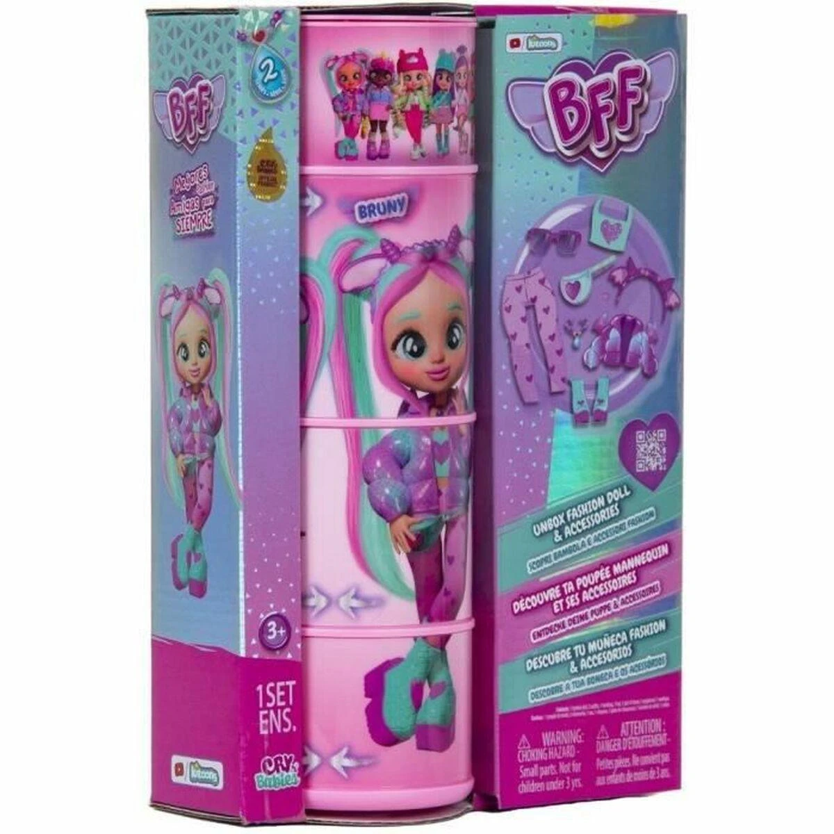 Lėlė su priedais Tm Toys Cry Babies BFF Bruny