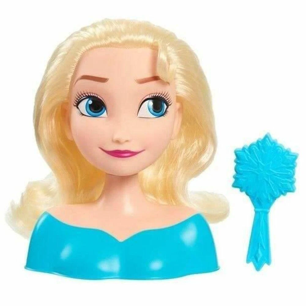 Disney Frozen Lėlė plaukų šukavimo ir formavimo galvutė Disney Princess Elsa Frozen +