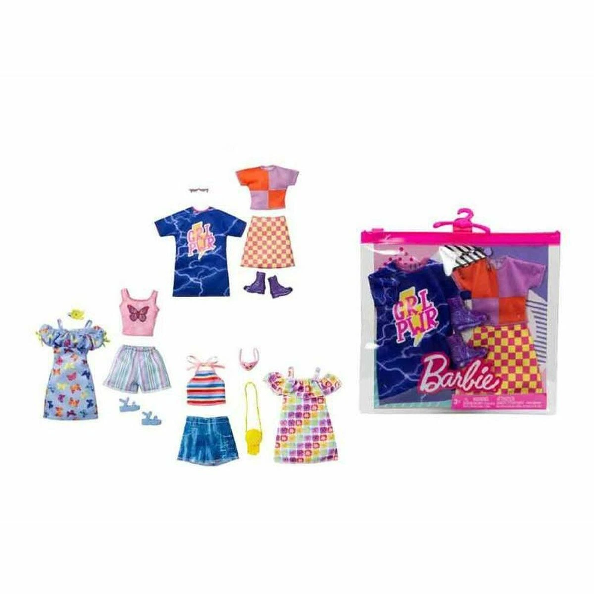 Mattel Barbės 2 rūbų komplektų rinkinys 2021