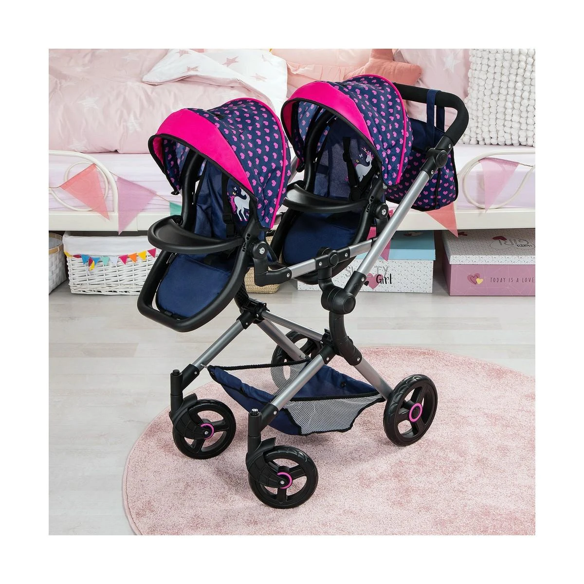 Bayer Design Bayer Bayer Dvynių vežimėlis lėlėms Twin Neo 26254AA