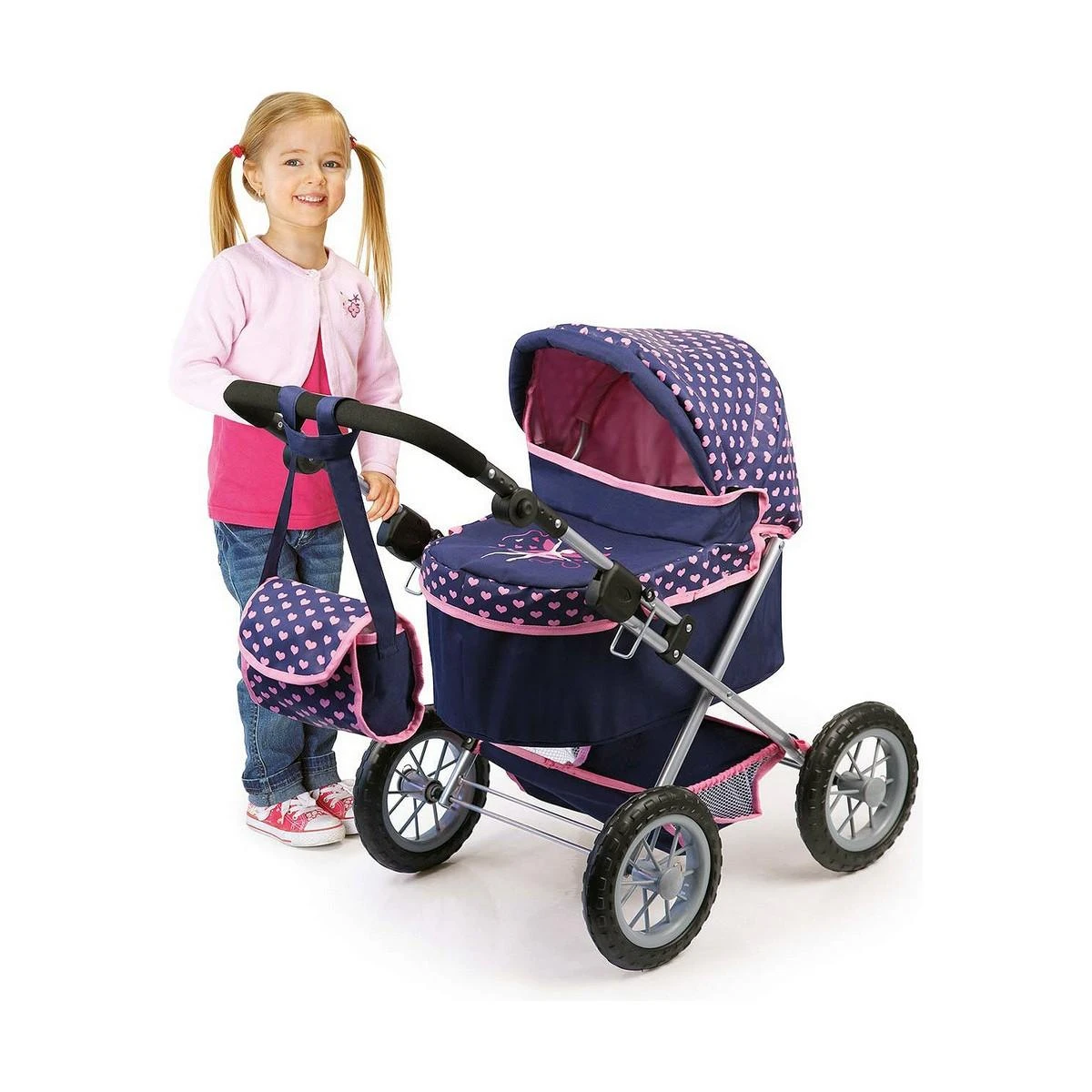 Bayer Design Bayer Vežimėlis głęboki dla lalki Trendy granatowo-violetinė 13052AA