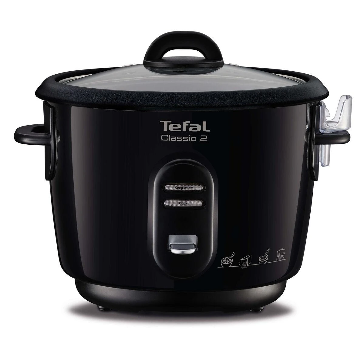 Juoda Tefal Classic 2 ryžių viryklė
