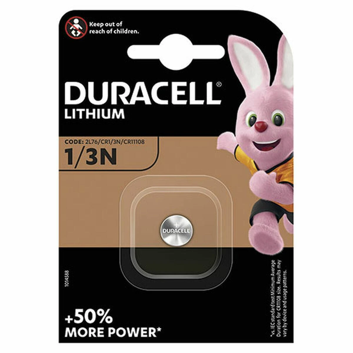 DURACELL Lithium DL1/3N BL1