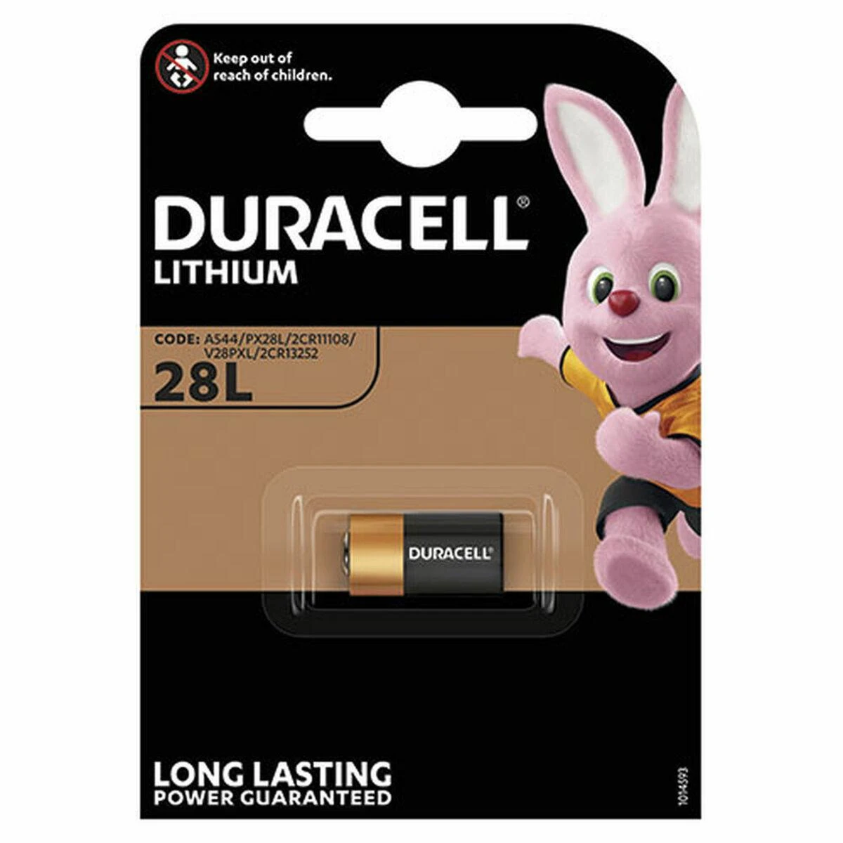Duracell 28L ličio baterija pakuotėje