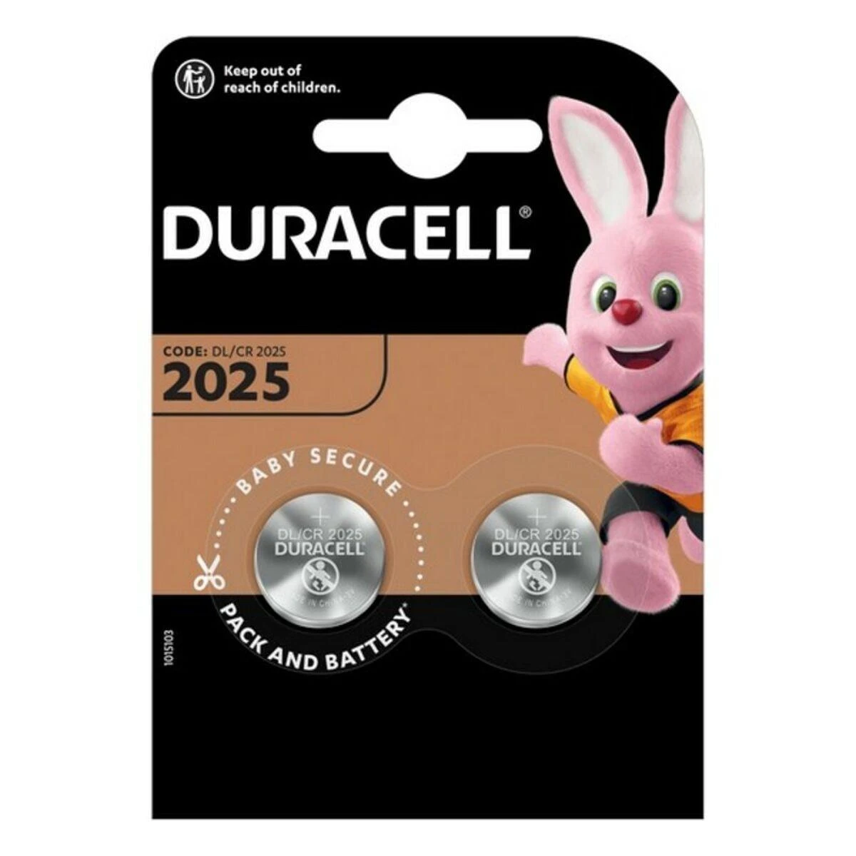 DURACELL CR2025 elementai