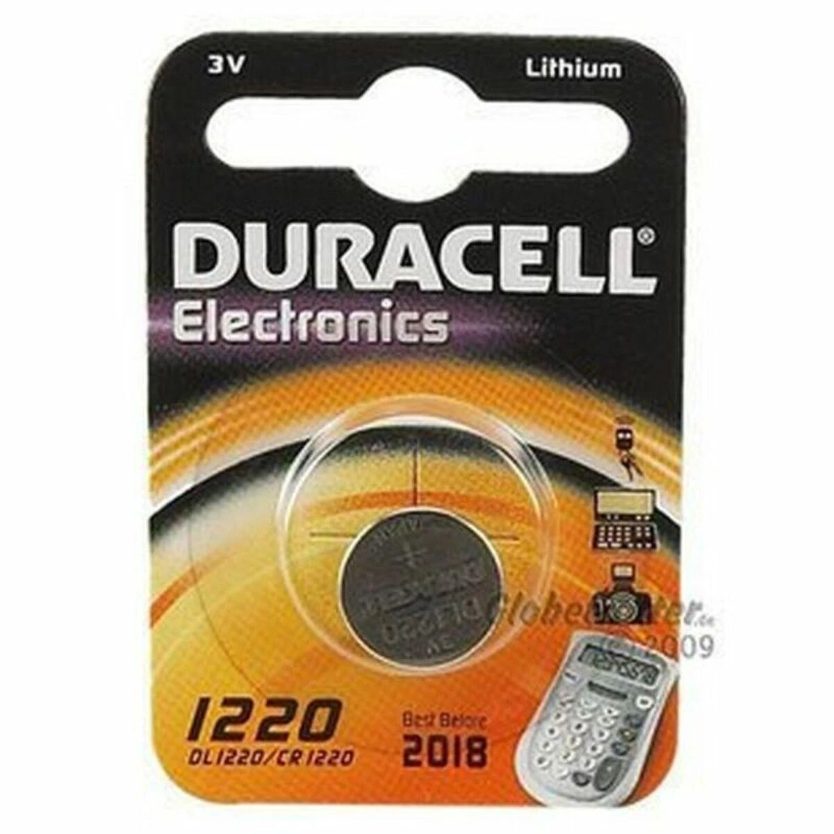Duracell CR1220 3V Vienkartinė baterija Litis