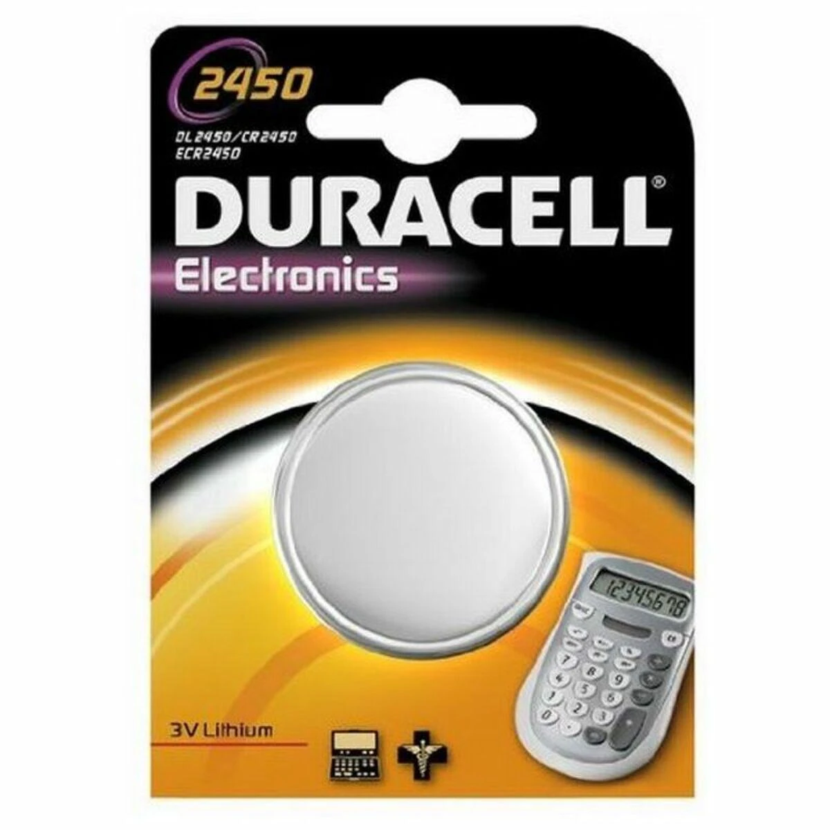 Baterijos DURACELL 2450, 1vnt