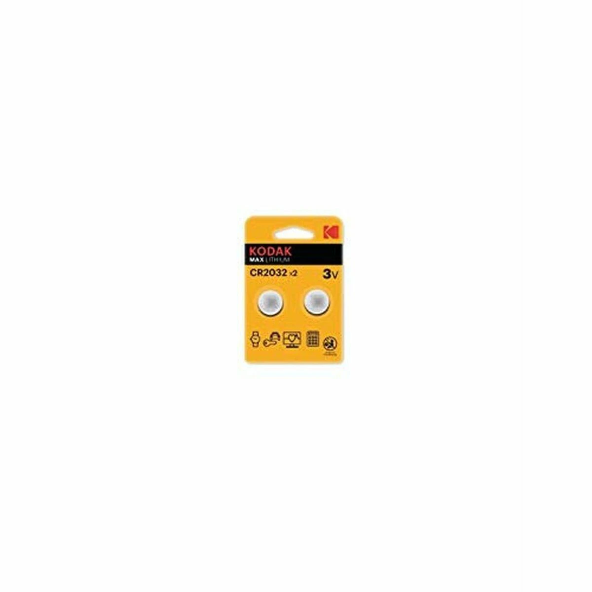 Kodak Max CR2032 3V ličio baterijų komplektas