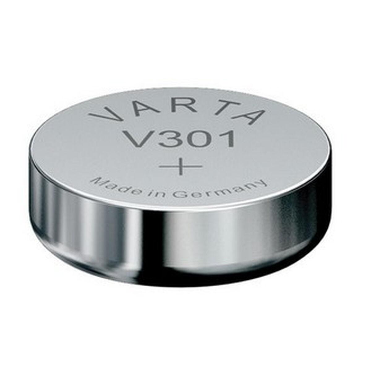 VARTA sidabro oksido laikrodžio elementas, V301 (SR43), 1,55 volto (00301 101 111)
