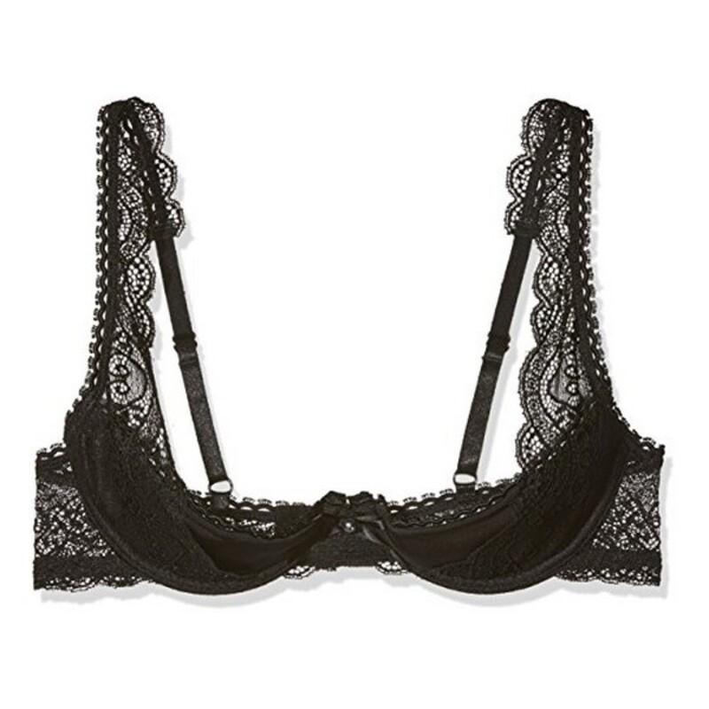 Obsessive - Miamor Half-Bra Juodas S/M atvira liemenėlė