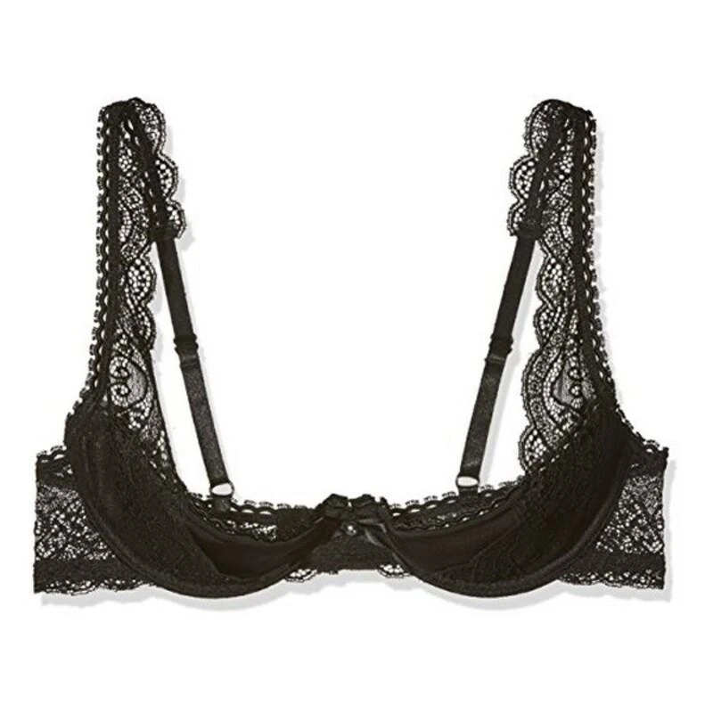 Obsessive - Miamor Half-Bra Juodas L/XL atvira liemenėlė
