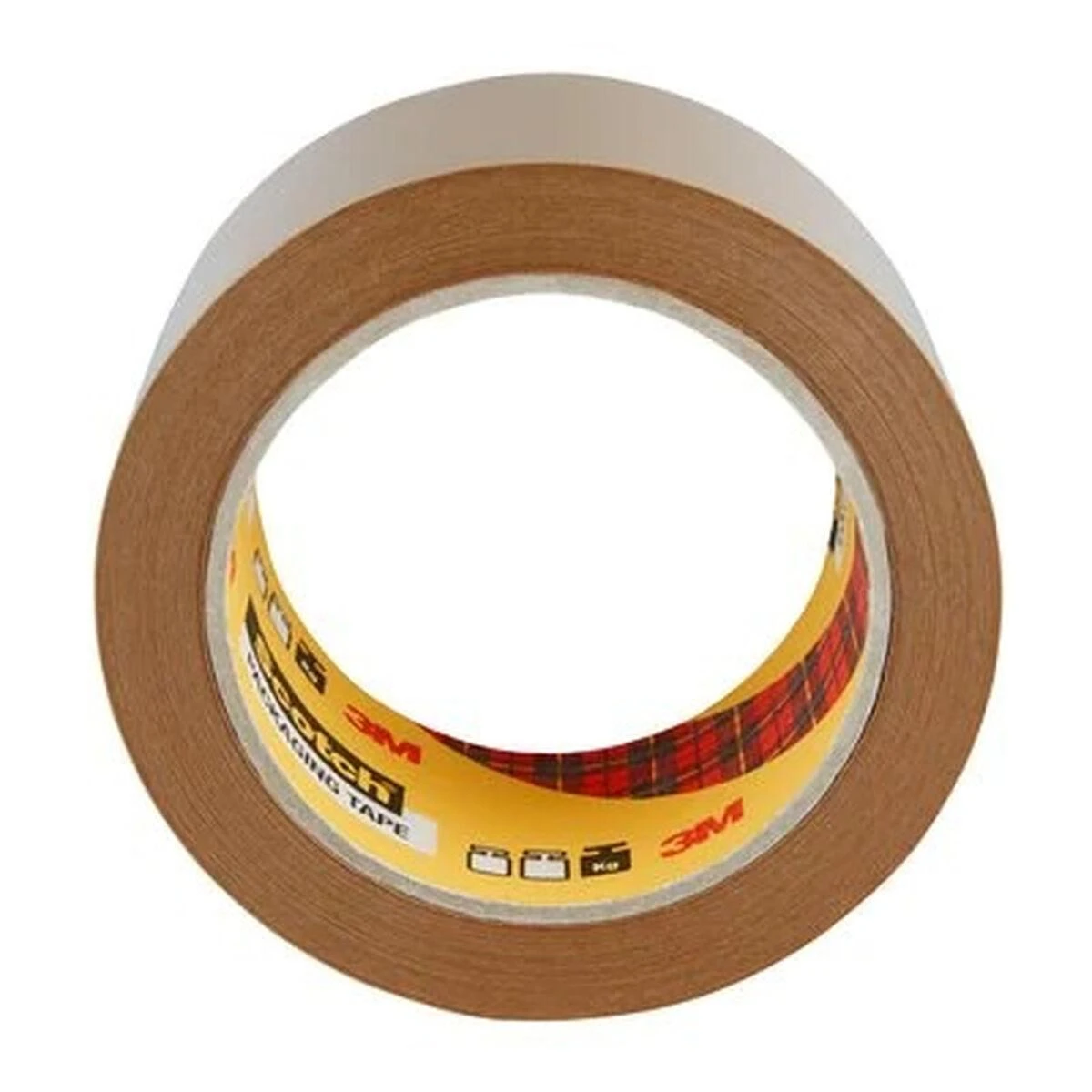 3M Scotch Pakavimo juosta sunki raudona 6/p