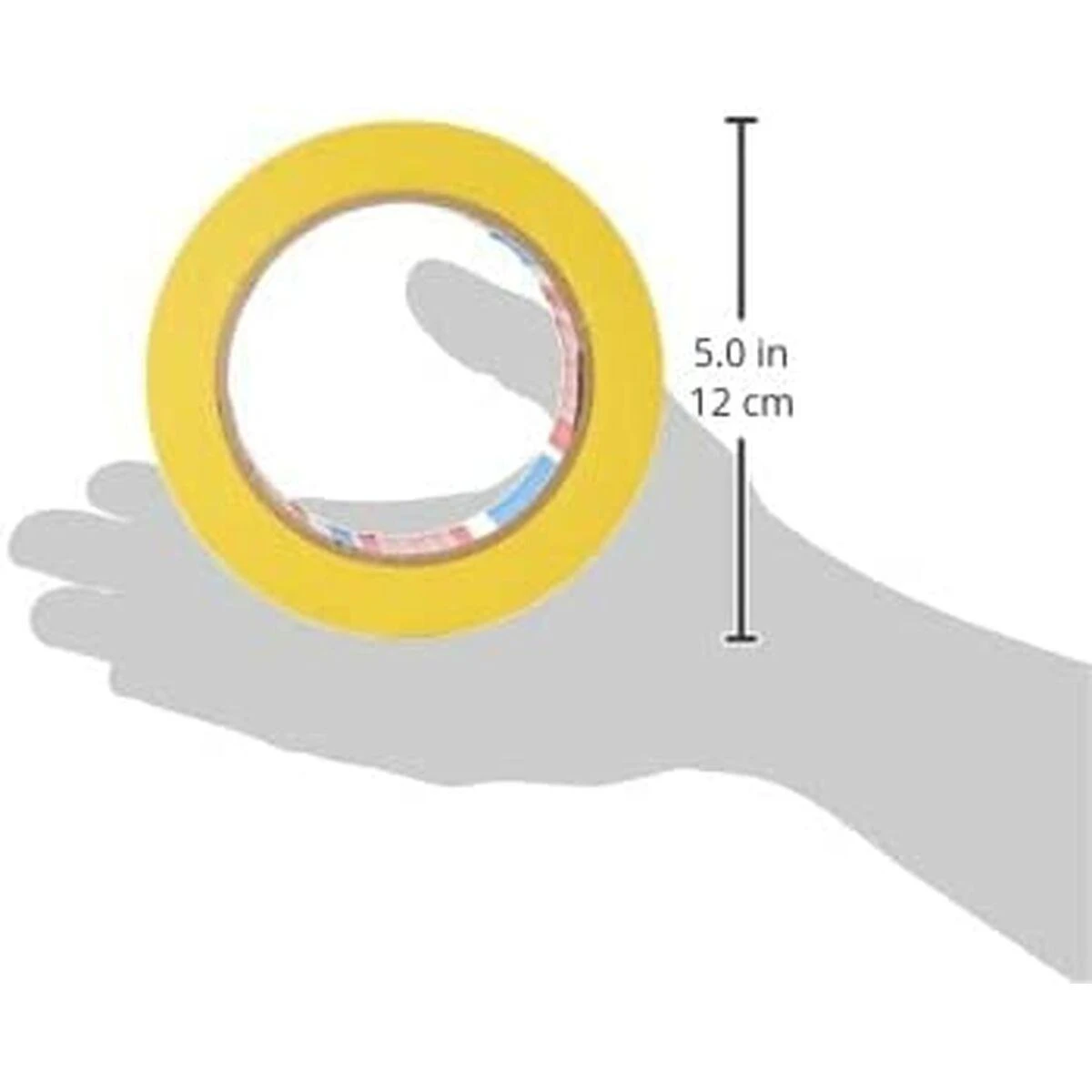 Taśma Tesa Lipni ženklinimo juosta, 50mm x 33m, geltona