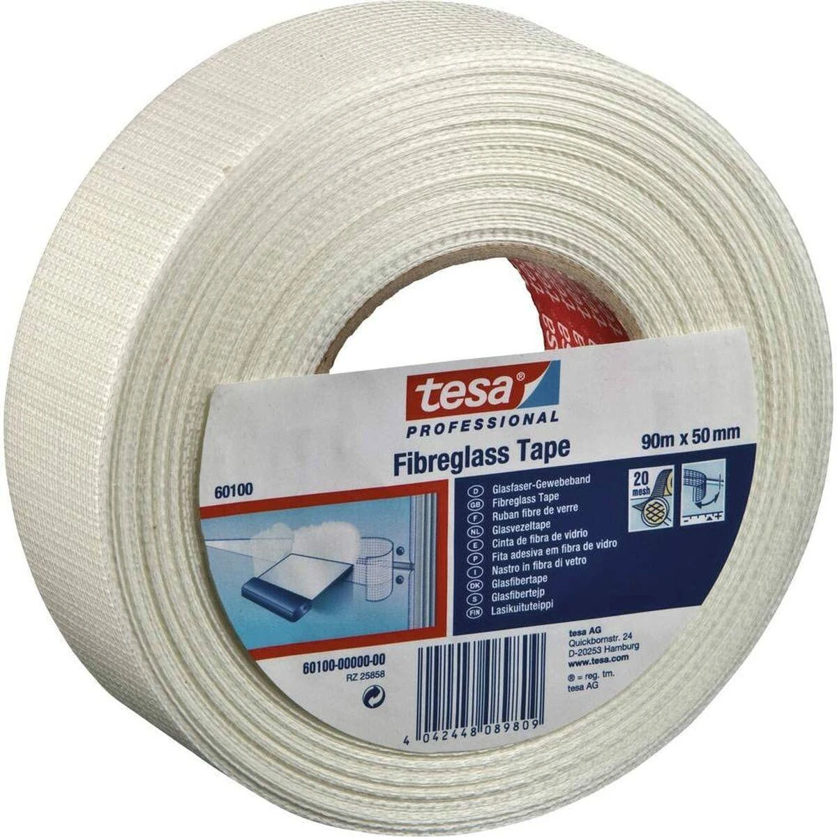 Tesa gipso kartono maskavimo tinklelis 45 m 50 mm - 60101-00001-00