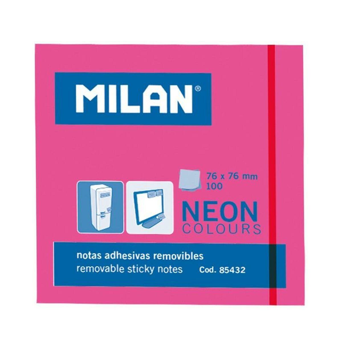 Lipnūs lapeliai 76x76 mm MILAN neon