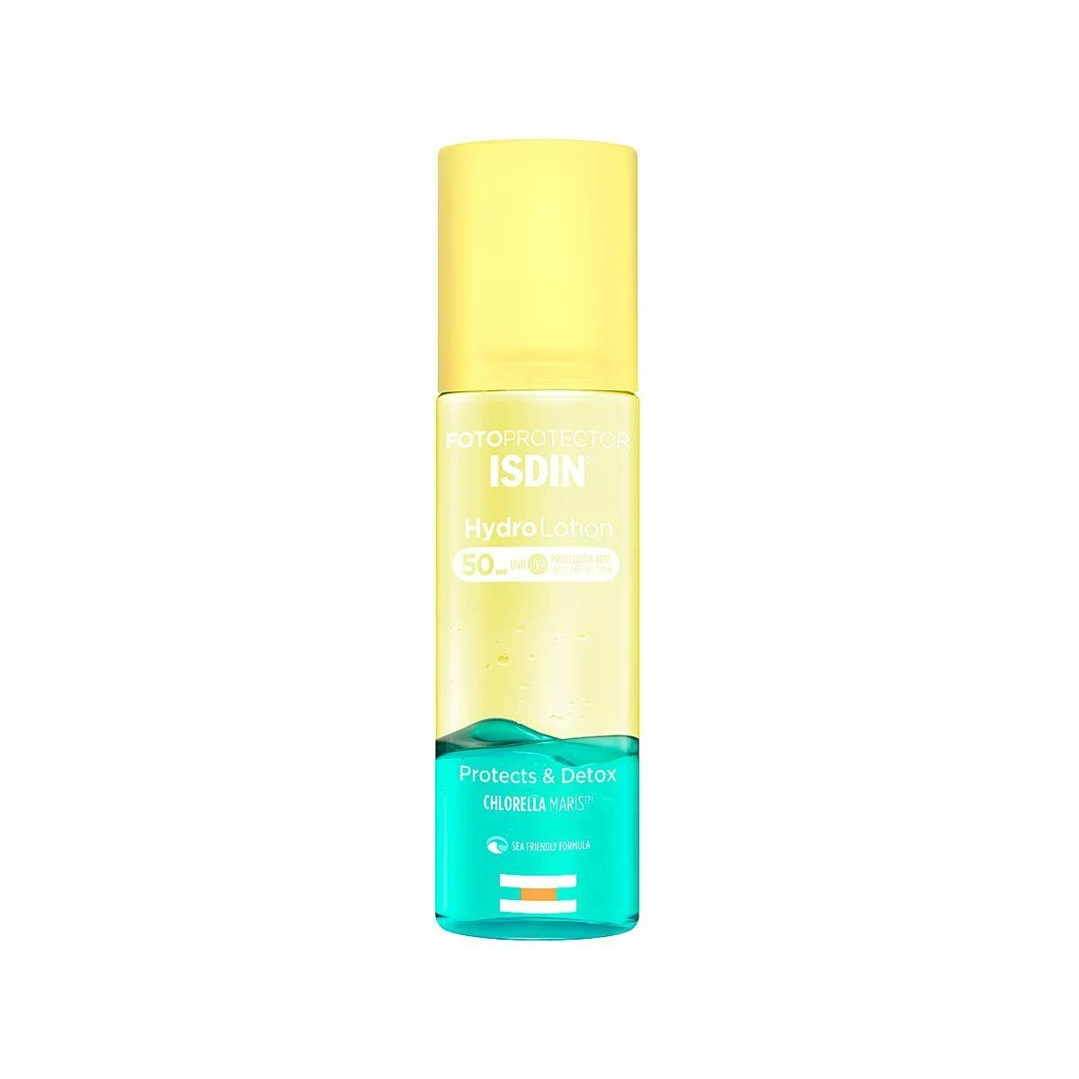 Kremas nuo saulės Isdin Fotopotector Hydrolotion Protect - Detox Spf 50, 200ml