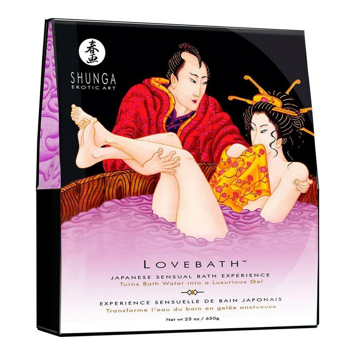 Shunga - Lovebath Sensual Lotus vonios druska 650 g.