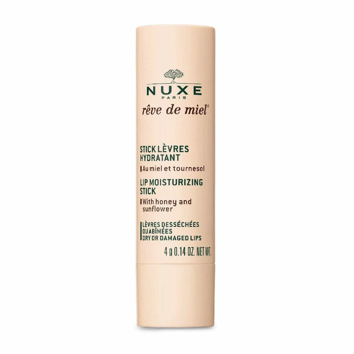 NUXE Reve de Miel Lip Moisturising Stick Lūpų balzamas moterims, 4 g