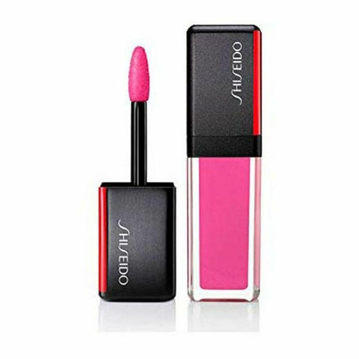 Shiseido LacquerInk Lip Shine pigmentuotas lūpų blizgis, 304 Techno Red, 6 ml