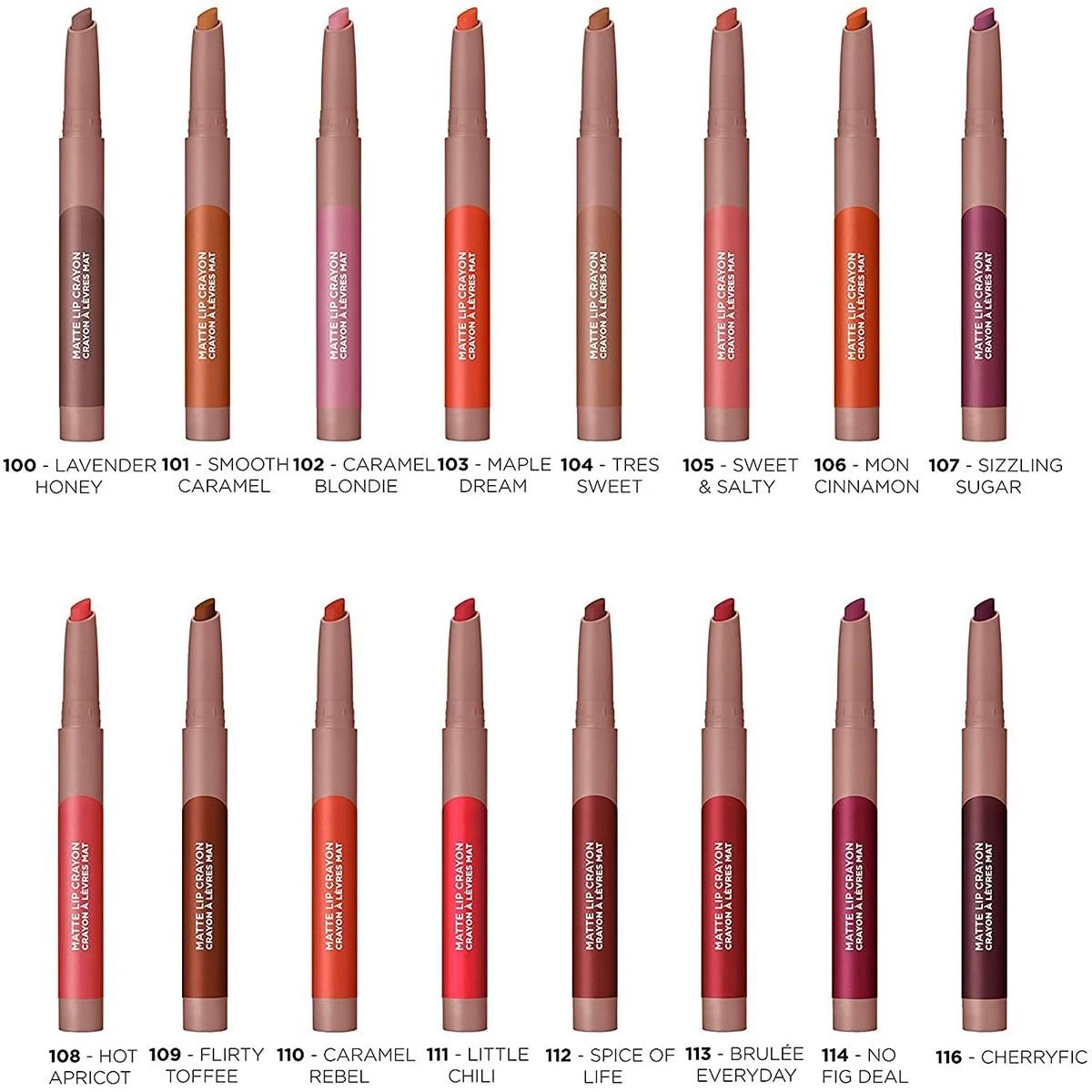 Lūpų dažai L'Oreal Make Up Infaillible 113-brulee everyday (2,5 g)
