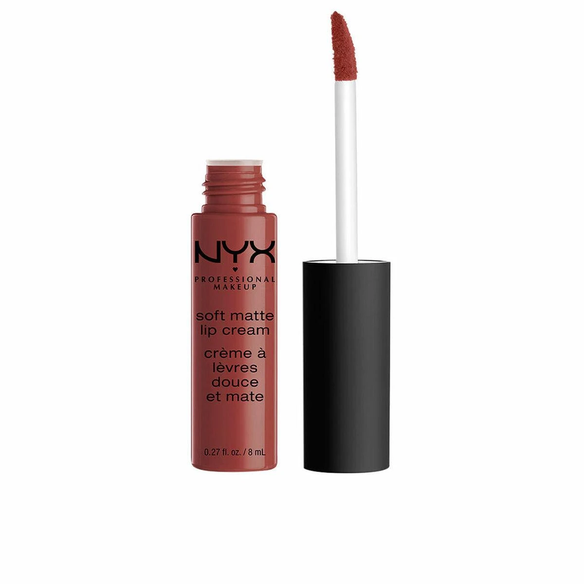 NYX Matiniai lūpų dažai Soft Matte Lip Cream, 8 ml, spalva - Rome aprašymas - Prekės nuotrauka