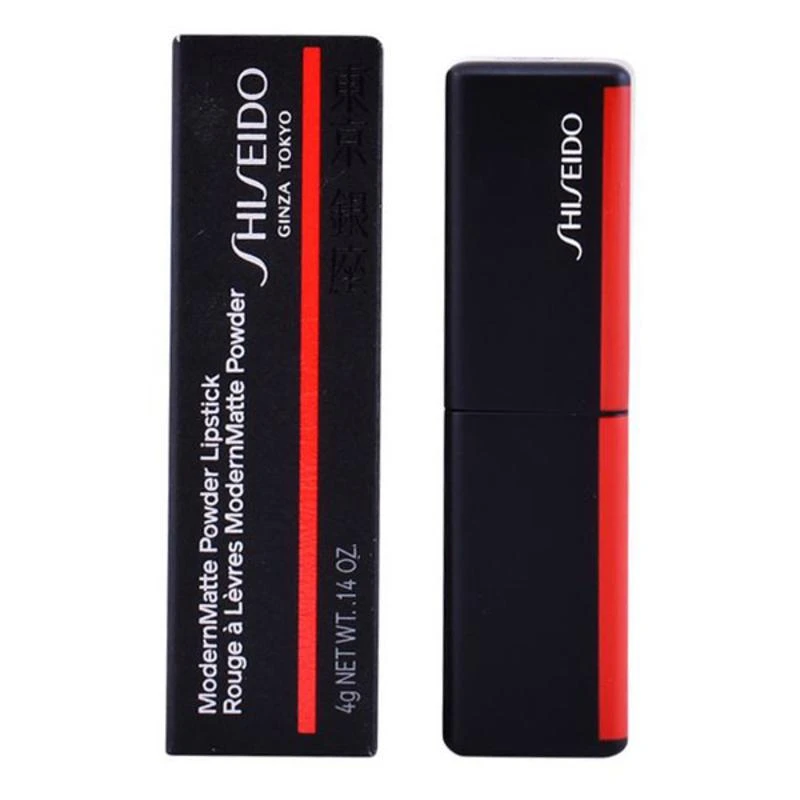 Shiseido ModernMatte Powder matiniai lūpų dažai, 4g, Spalva: 509 Flame