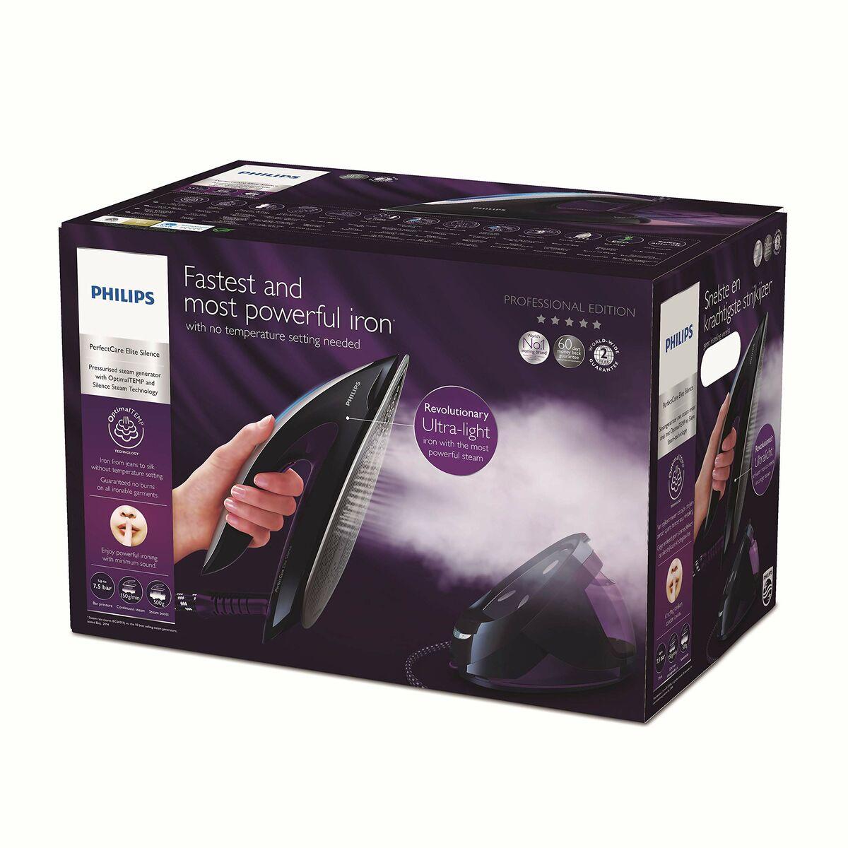 Lygintuvas su garų generatoriumi Philips GC9650/80 (2400W; spalva violetinė)