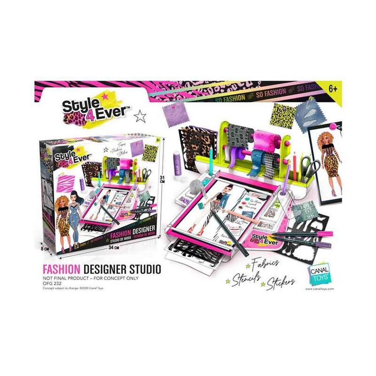 Style 4 Ever CANAL TOYS Rinkinys „Madų dizainerio studija“