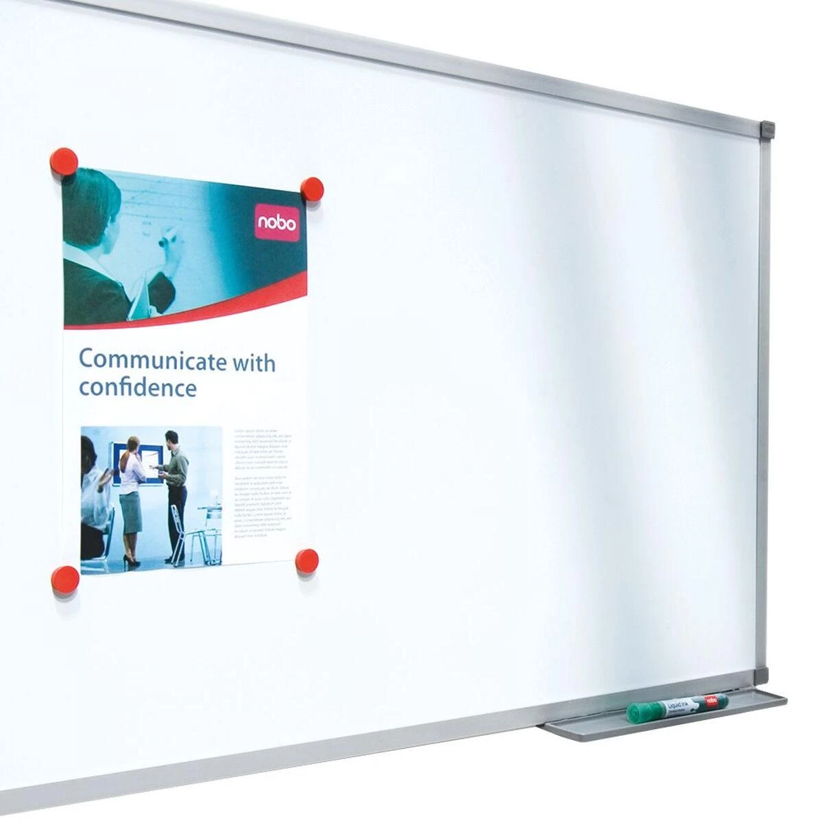 Magnetinė balta lenta Nobo Essence Steel 1200x900mm (1905211)