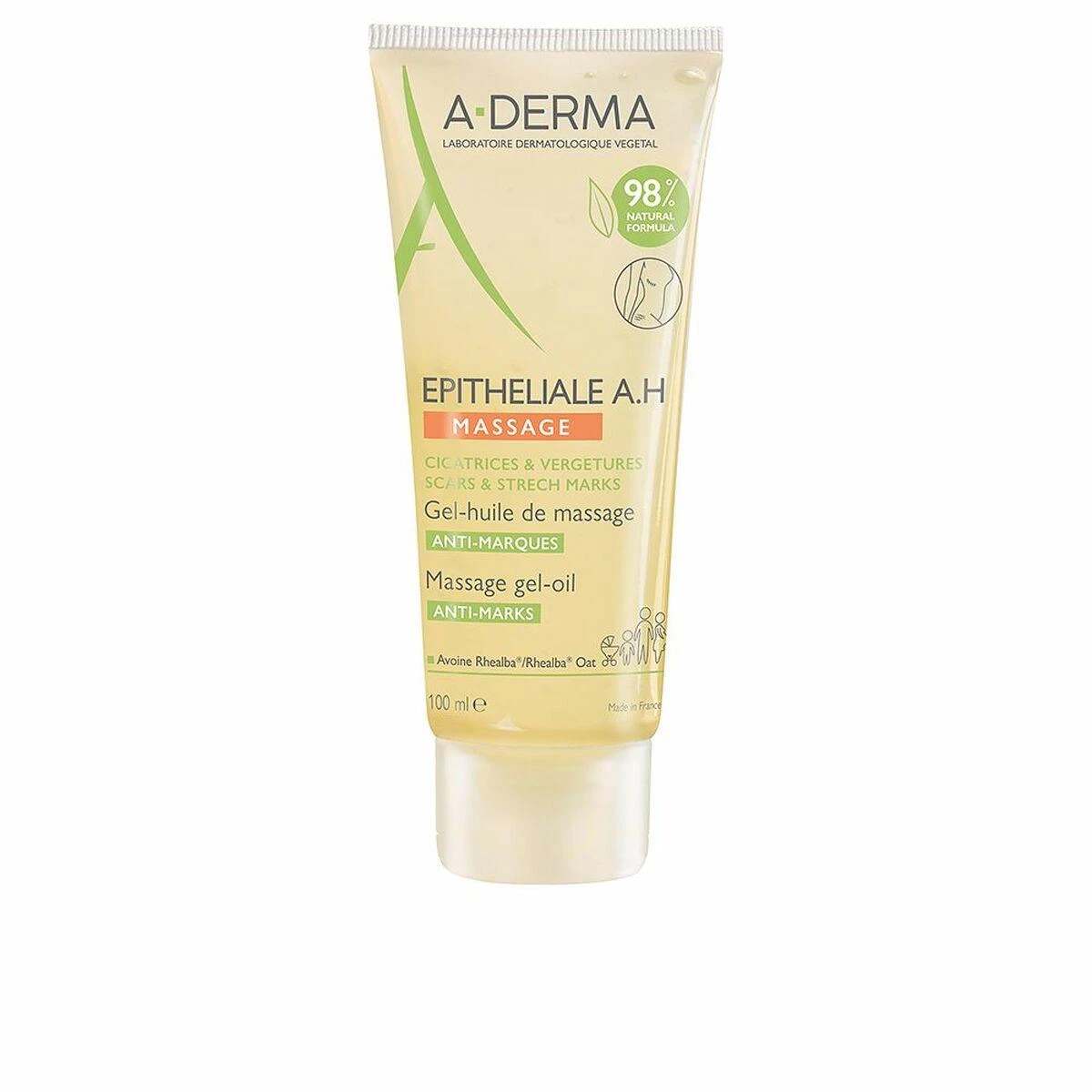 A-Derma Epitheliale A.h Masažo aliejus-gelius 100ml