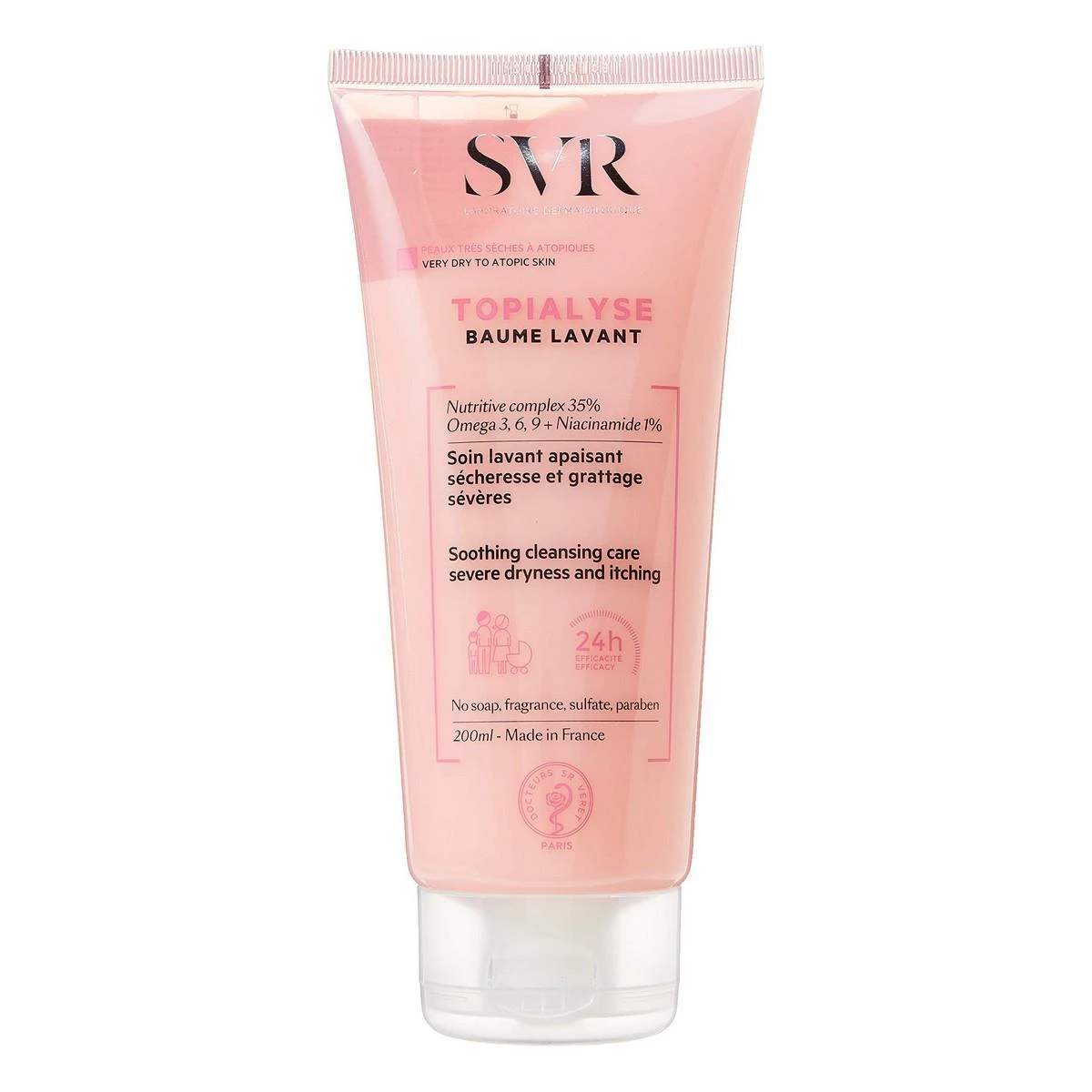 SVR Topialyse Baume Lavant Kūno prausiklis, 200 ml